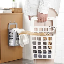 Sucker Hanging Dirty Clothes Basket Dirty Plastic Clothes Basket Laundry Basket Storage Fruit Basket Sucker Hanging Dirty Clothes Basket Dirty Plastic Clothes Basket Laundry Basket Storage Fruit Basket