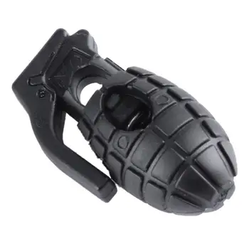 

10 Pcs/Lot Plastic Black Shoelace Buckle Clip Hiking Boots Hiking Stopper Shoelace Tightening Buckle Non-slip Buck BLACK