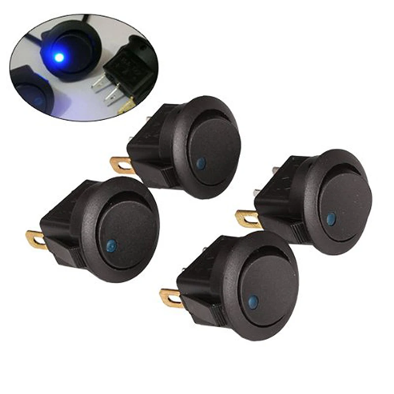 High Quality Electrical Switches 4pcs Led Dot Light 12V Car Auto Boat