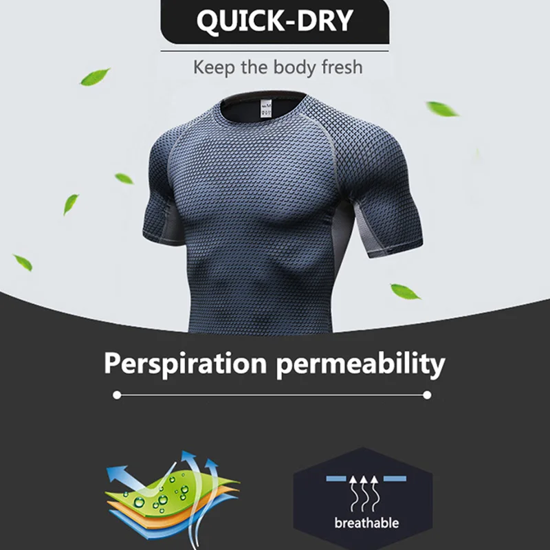 breathable men's running t-shirt