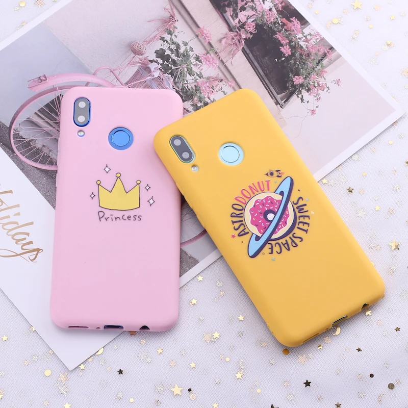Силиконовый чехол для Huawei Honor Mate 10 20 Nova P20 P30 P40 P Smart price ESS Girl Heart Tumblr Candy|Бамперы| |
