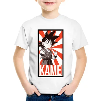 

Dragon Ball Z Print Super Saiyan Goku Kame Children T-shirts Kids Anime Summer Tees Boys/Girls Tops Baby Casual Clothing,HKP5508