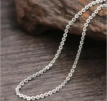 

KJJEAXCMY fine jewelry S925 sterling silver ornaments 2.5m thick pendant with a necklace of men and women.