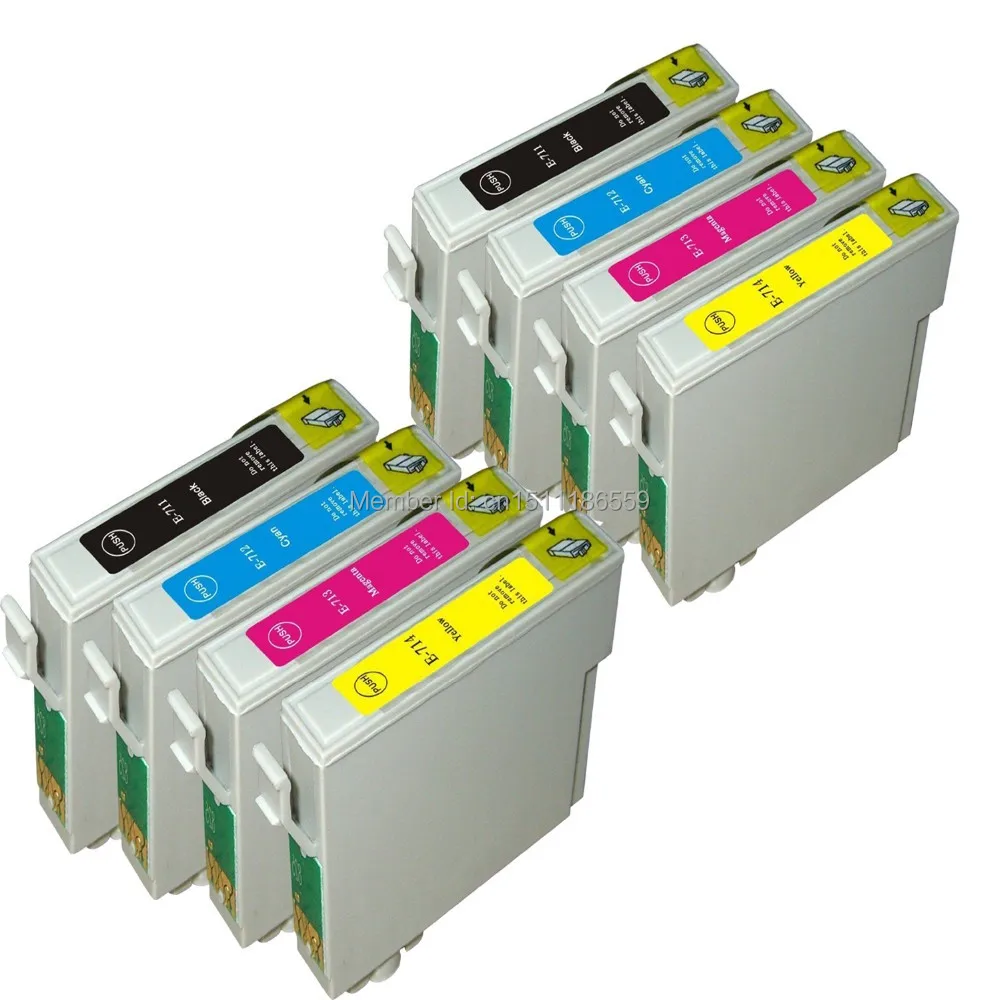 

8 Ink Cartridges for stylus DX 7000 DX 7000F DX 7400 DX 7450 DX 8400 DX 8450 DX 9400 DX 9400 F Printer