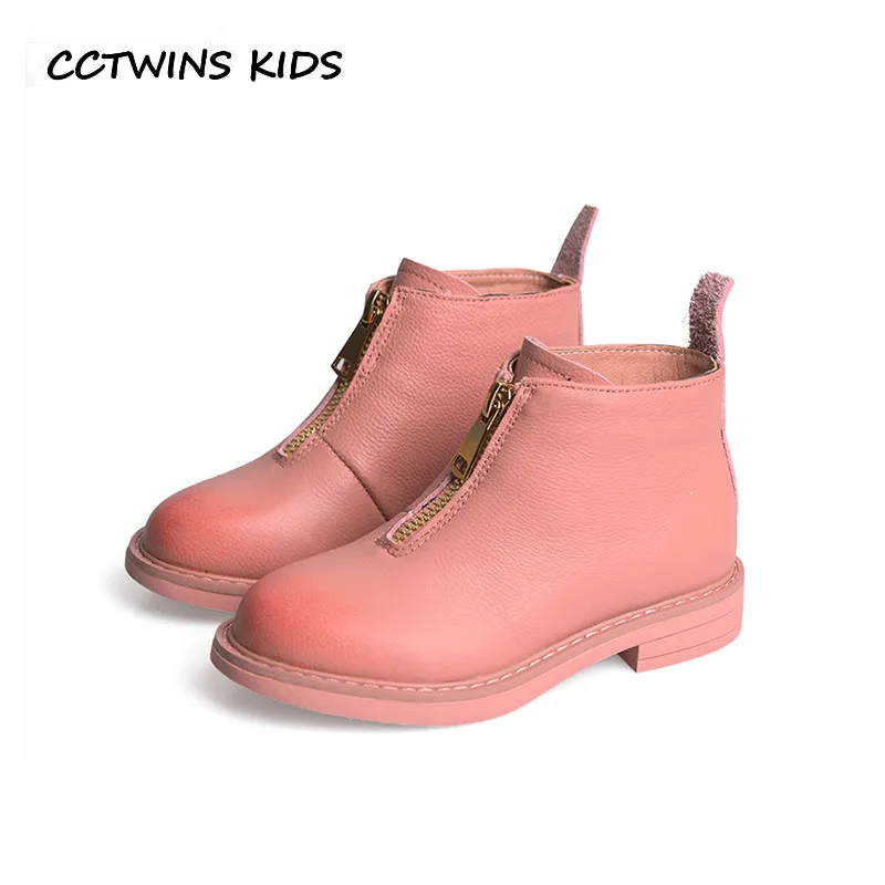 

CCTWINS KIDS 2018 Winter Children Fashion Warm Ankle Boot Baby Pu Leathr Shoe Girl Brand Black Boot Toddler CF1624