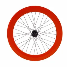 Фиксированное зубчатое колесо 70 мм обод из алюминиевого сплава, триггер, колесная система для шоссейного велосипеда