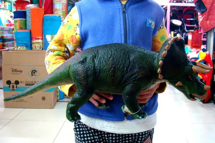 large soft plastic dinosaur toys