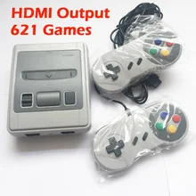Мини ТВ игровая консоль Поддержка HDMI 8 бит Ретро игровая консоль встроенный 621 классические ТВ игры Ручные Семейные видеоигры