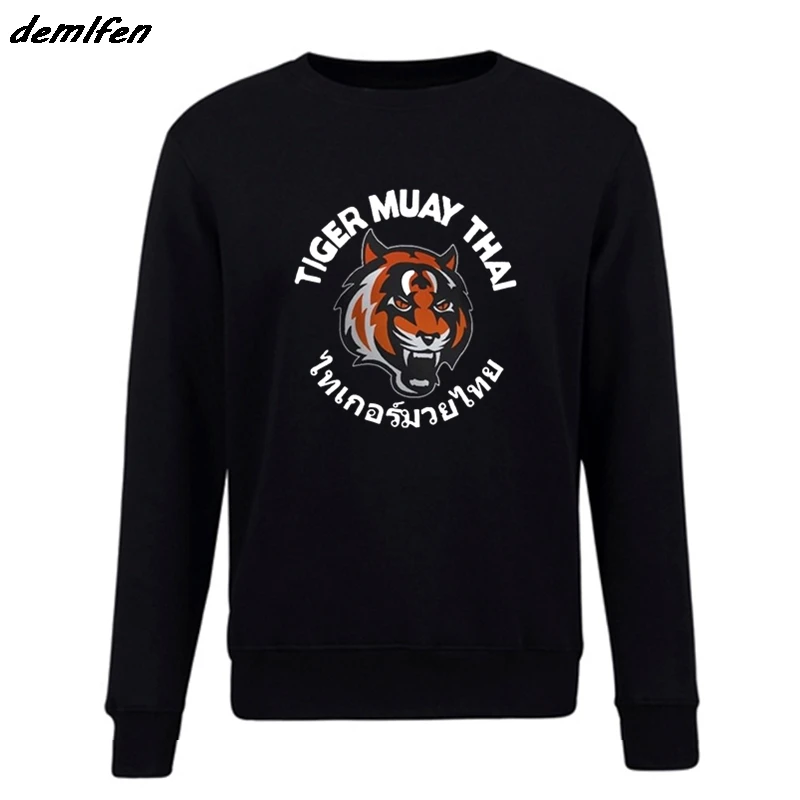 Новая модная мужская флисовая толстовка Tiger Muay Thai Kungfu боевое искусство каратэ