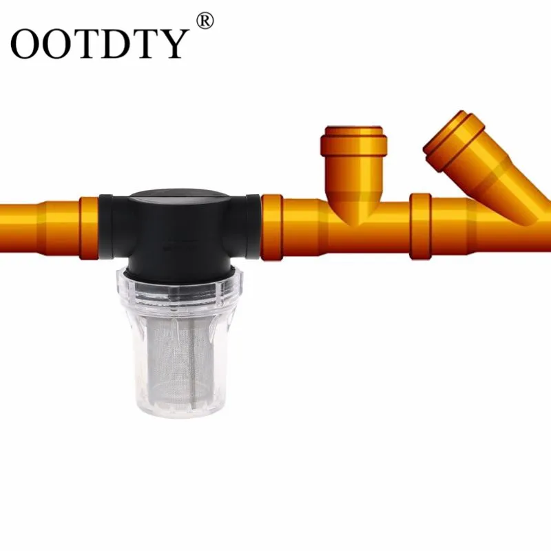 3/4" Irrigation High Flow Pipeline Filter Garden Pond Inline Mesh