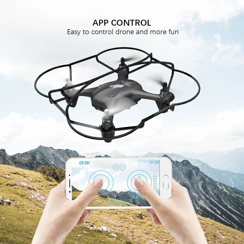 

ATOYX HD 4k Camera Drone FVP WIFI Mini Drone With Camera RC Quadcopter With Wide Angle HD High Headless Altitude Hold Mode 4CH