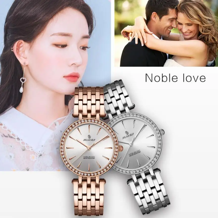 

Quartz Wrist Watch Casual Women Stainless Steel Quartz Movement Luxury brand Bracelet Wristwatch ladies Quartz Clocks FlowersM3