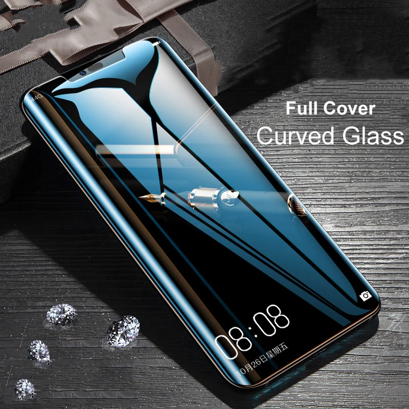 Стекло для Huawei mate 20 pro закаленное стекло с полным покрытием изогнутое Защитная