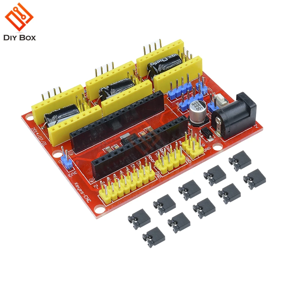 

I2C IIC CNC Shield V4 Engraving Machine 3 Axis Stepper Motor Driver Expansion Board 3 Channel for Arduino GRBL Compatible