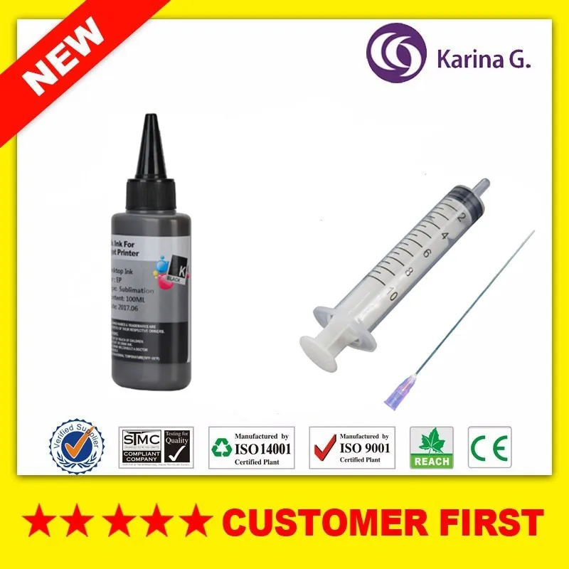 4 x 100ml /bottle Universal Sublimation Ink For Epson Printers Heat Transfer Ink Heat Press Sublimation