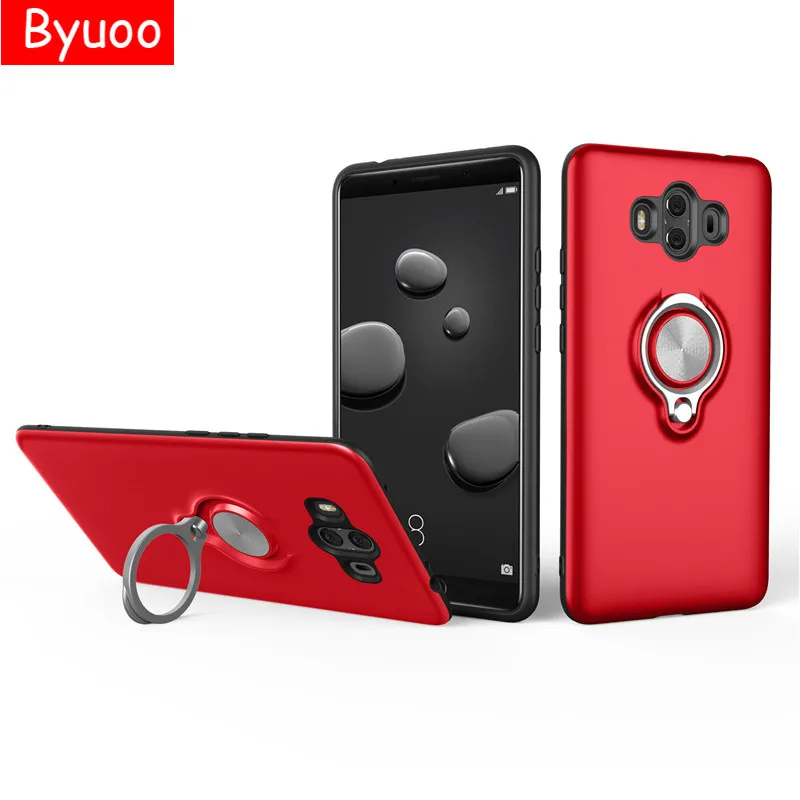 For huawei mate10 pro Capa Cover Ring holder Phone Shell