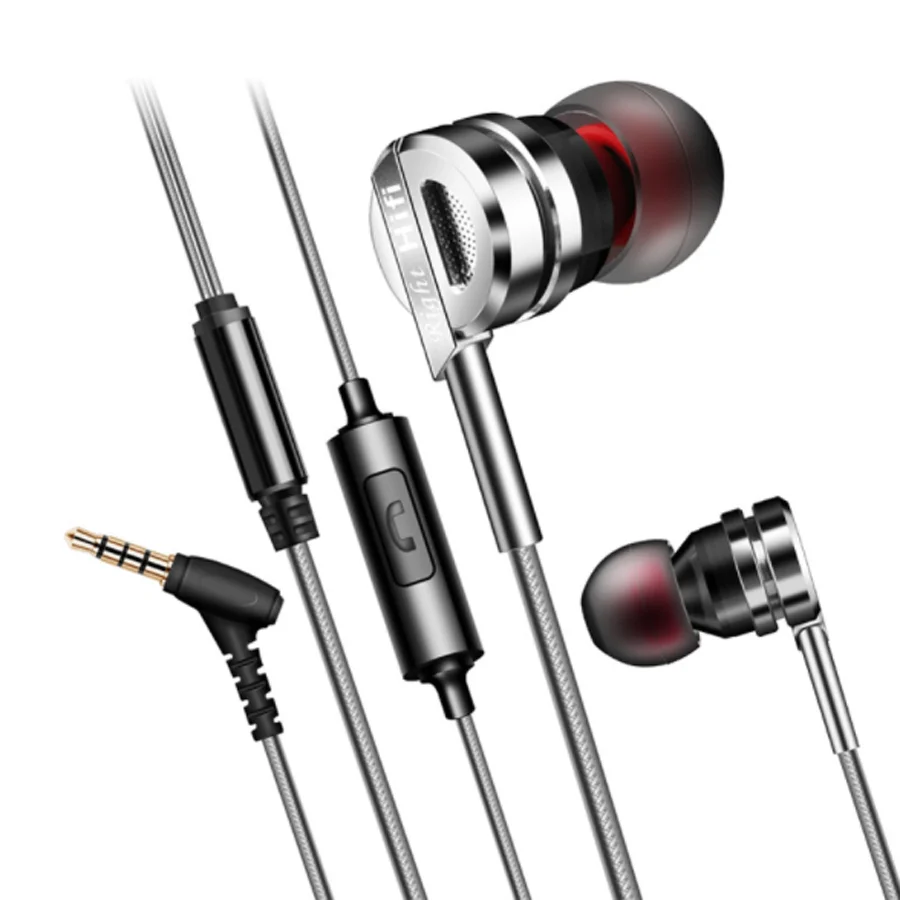 

BASS Metal Earphone AFIT Zinc Alloy HiFi Earphone In Ear Earphones Fone De Ouvido DJ MP3 Headset Auriculares Audifonos Stereo