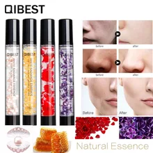 Qibest подтягивающий Праймер, основа для макияжа, 15 мл, для лица, розовый жемчуг, эссенция, контроль масла, профессиональный макияж, поры, брендовая основа, праймер