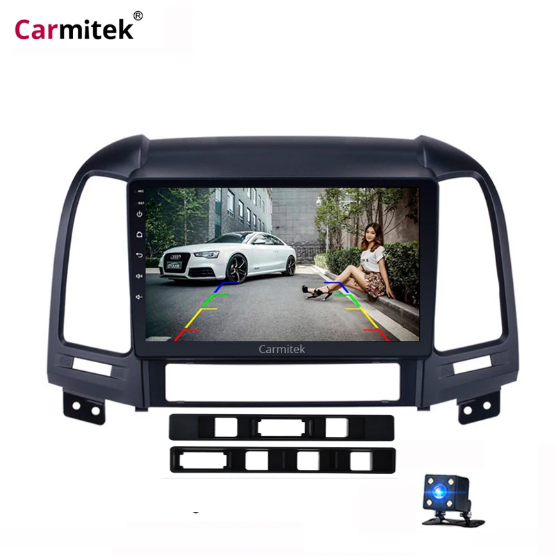 Sale Android Car Radio Multimedia Stereo Audio Player Navi GPS 2Din For Hyundai Santa Fe 2006 2007 2008 2009 2010 2011 2012 Head Unit 1
