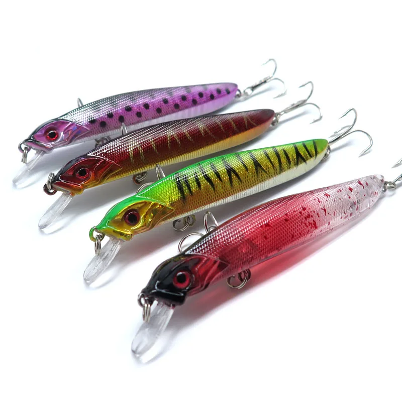 Buy 4 piece minnow fishing lure 11cm/8.5g Artificial