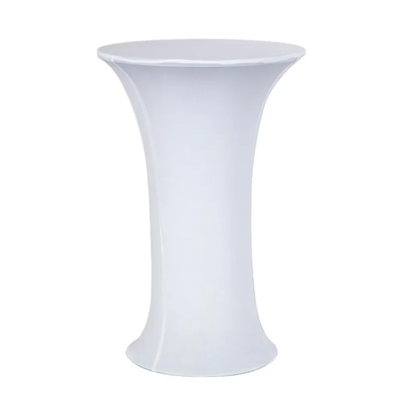 Online Get Stretch Table Cloths Aliexpress Alibaba Group New 60cm Lycra Stretch Tail Poseur Dry Bar Spandex Table Cover Wedding Party Event Decorations Tablecover