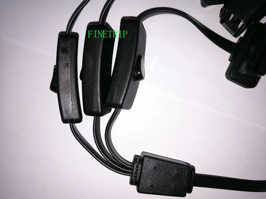 5x с выключателем питания OBD2 16PIN разъем 0 5 м включение/выключение отличный 16