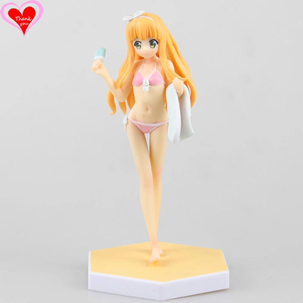 

Love Thank You WAVE Azuki Azusa Hentai Ouji to Warawanai Neko Swimsuit PVC Anime figure toy Model gift new with opp bag