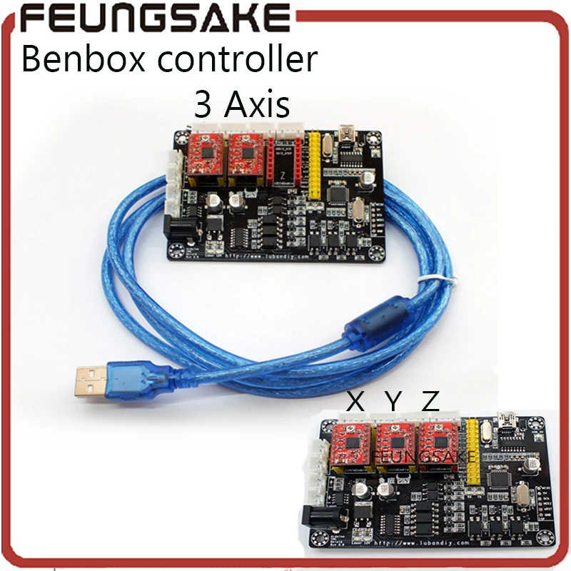 USB лазерная 2 оси Шаговые двигатели usb драйвер платы Управление Лер V5 3 DIY Лазерный