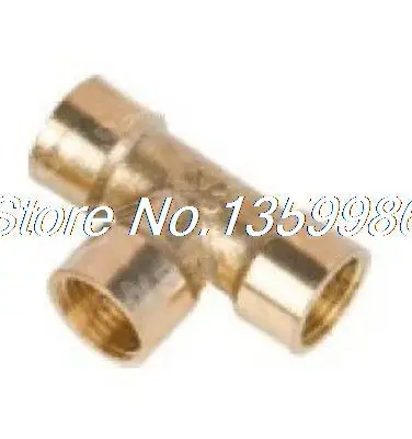 

25pcs 3 ways 1/8" BSP Tee Female Connection Pipe Brass Coupler Adapter