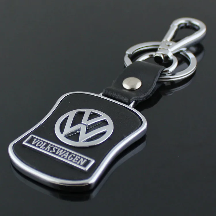 Volkswagen car keychain high quality llaveros car leather Volkswagen car keychain high quality llaveros car leather
