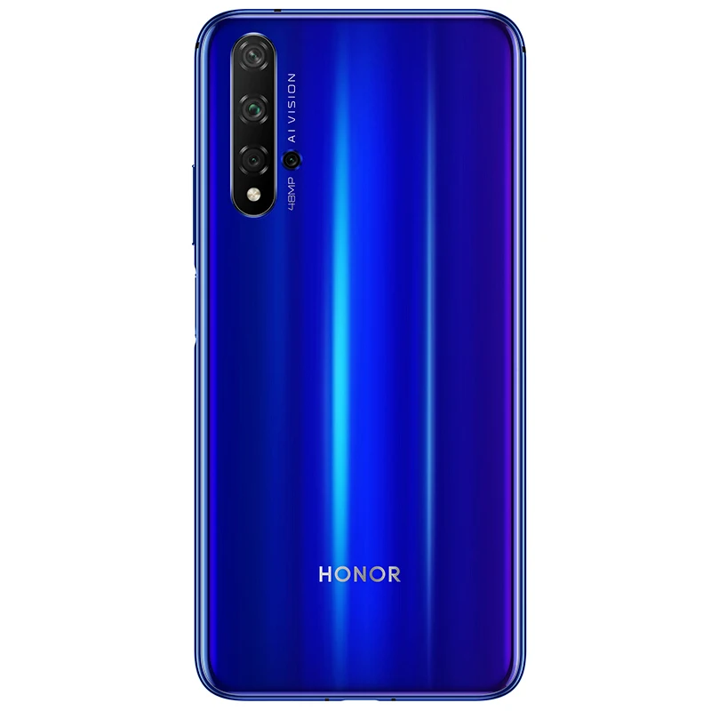 Honor 20 глобальная версия 6 26 &quotполный экран 48.0MP 5 камер отпечатков пальцев Kirin 980