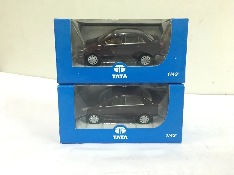 

2PCS SUIT NEW NOREV 1/43 TATA UV1 INDIGA MANZA ELAN CAR MODEL IN PERFECT CONDITION