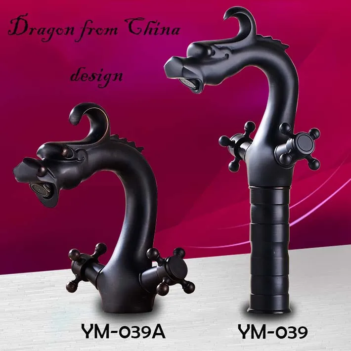 

Popular in European market Animal shape Oil Rubbed Bronze Bathroom Basin Faucet Sink Mixer Tap YM-039