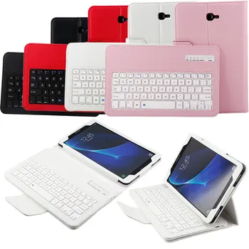 

New PU Leather Stand Cover Case For Samsung Galaxy Tab A 10.1inch T580 + Detachable Wireless Bluetooth Keyboard