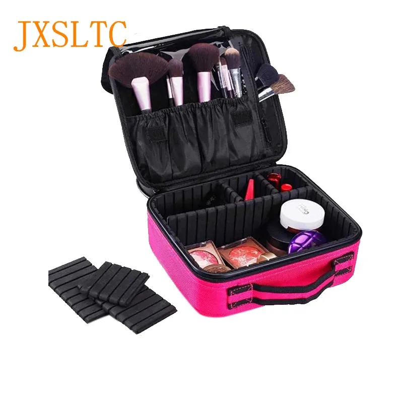 Pаспродажа JXSLTC Neceser Professional сумочка косметичка Организатор для женщин Путешествия составляют чехол большой ёмкость Косметика чемоданы для макияж