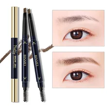 Двухсторонний карандаш для бровей с кисточкой Водонепроницаемый стойкий макияж автоматический карандаш для бровей, косметический@ ME88