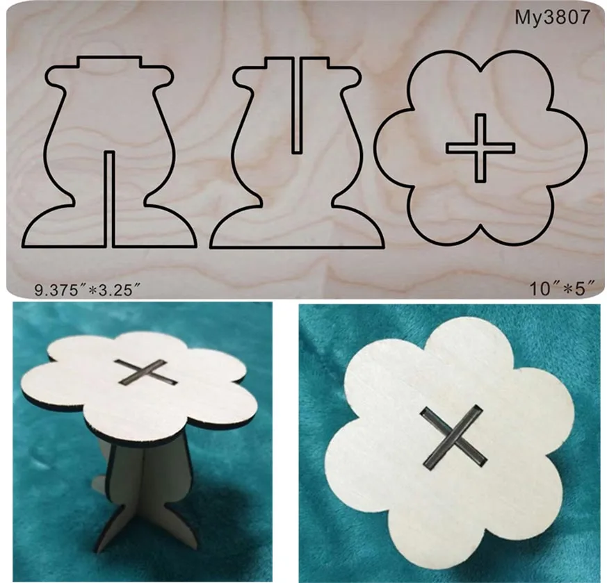 

Cake Stand die, Platform die cutting scrapbooking die wooden steel rule die for paper and felt crafts,