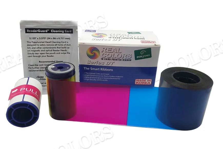 5Pieces Compatible Datacard Ribbon 535000 002 YMCKT 250 Prints Made in