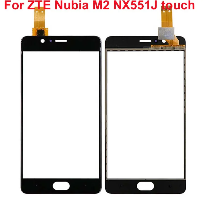 

100% Tested Black/White Touch Screen Digitizer For ZTE Nubia M2 NX551J digitizer touch screen display Free shipping