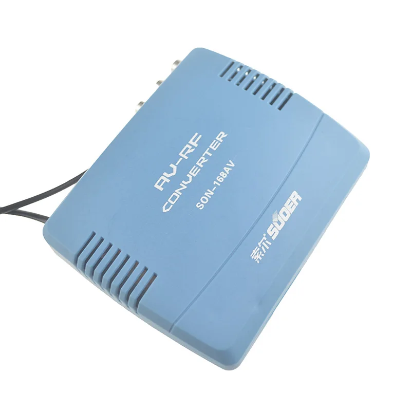 

Hot Sale PAL Television System TV Signal Standard 220V EU Plug Audio Video Signal Converter AV To RF Modulator