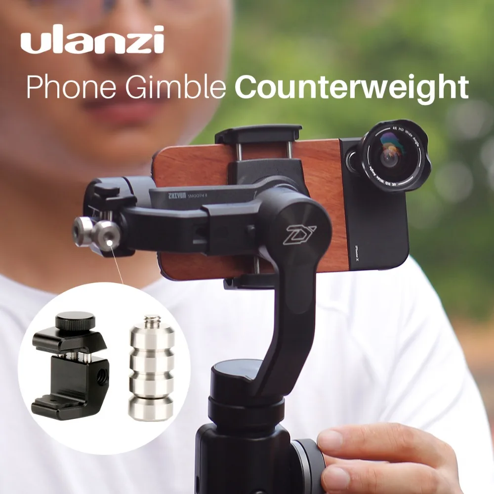 Счетчик веса ULANZI счетчик карданный аксессуар для DJI Osmo Mobile 2 3 4 ZHIYUN Smooth Feiyutech Vimble