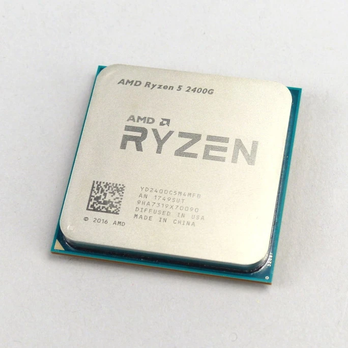

AMD Ryzen 5 2400G R5 2400G 3.6 GHz Quad-Core CPU processor YD2400C5M4MFB Socket AM4