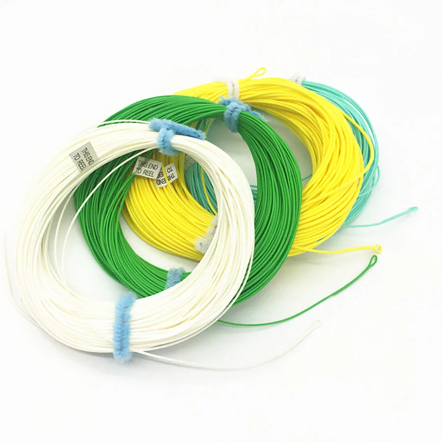 

Fly Fishing 2 Welded Loops WF 1 2 3 4 5 6 7 8 9WT Fly Fishing Line 100FT Weight Forward Floating Fly Line Multi Colors