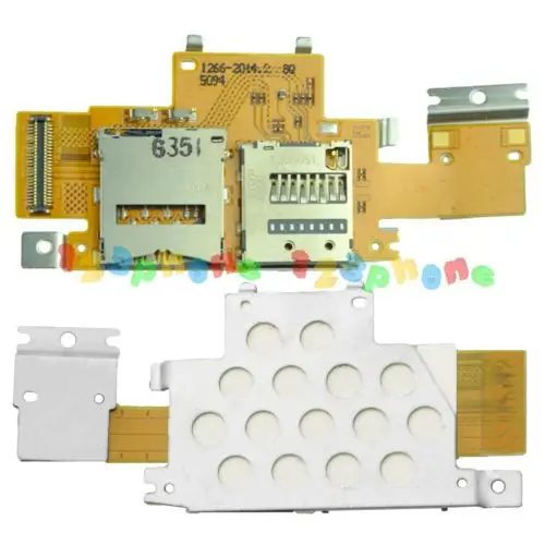 SIM + SD READER SLOT HOLDER FLEX CABLE FOR SONY XPERIA TABLET Zflex cablexperia z flex