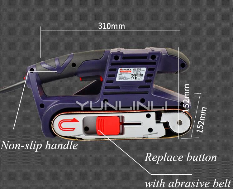 Ремень машины шлифовальные машины портативный плоский шлифовальная машина деревообрабатывающие электроинструменты