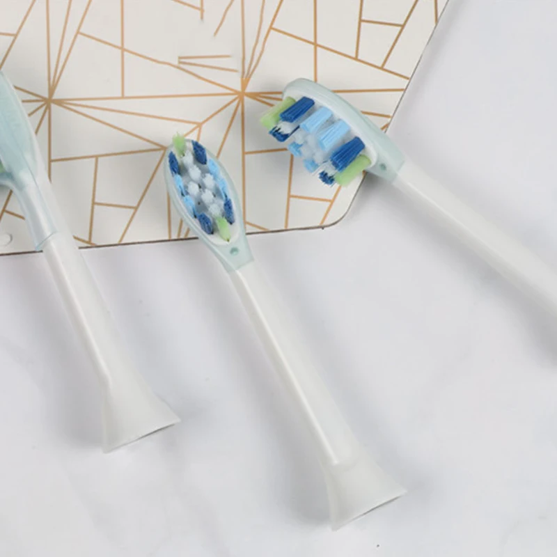 4 шт сменные насадки для зубных щеток для Philips Sonicare, электрическая зубная щетка, подходит для адативной чистки, алмазная Очистка