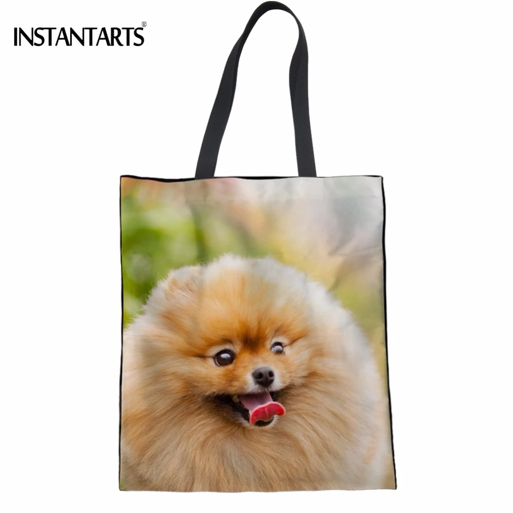 pomeranian tote bag