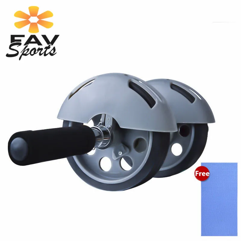 2018 Hot Sales Abs Machine Dual-Roll Abdominal Wheel Gym Fitness AB Rollers for Core Trainer Arm Waist with Knee Mat Adominales 2018 Hot Sales Abs Machine Dual-Roll Abdominal Wheel Gym Fitness AB Rollers for Core Trainer Arm Waist with Knee Mat Adominales