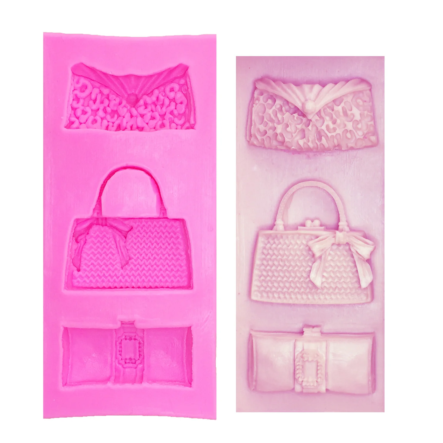 

M0832 Fashion Bags Fondant Chocolate Mold Silicone Mold Fondant Cake Decoration Tools Bakeware Molds