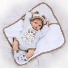 16” Handmade Silicone Reborn Baby Dolls Lifelike Real Girl Baby Reborn Dolls Realistic Doll Children Gift Bonecas Brinquedos